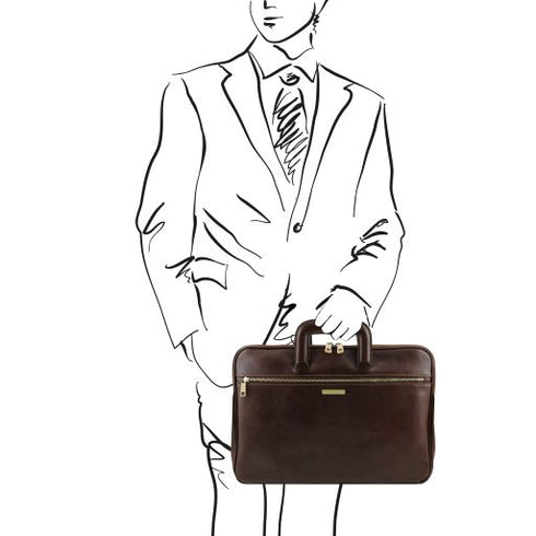 Caserta - Document Leather briefcase